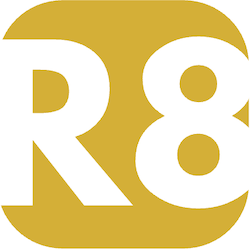 R8way Logo Gold